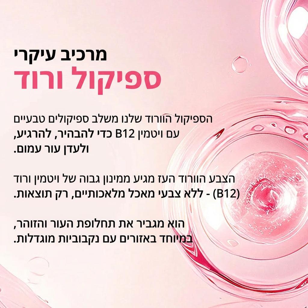 סט טיפול ממוקד בנקבוביות וכתמים